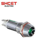 Светосигнальная арматура АD-22С (LED) d10мм зеленая