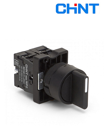 Переключатель NP2-ED24 2 полож. с фикс. (2НЗ) IP40 CHINT