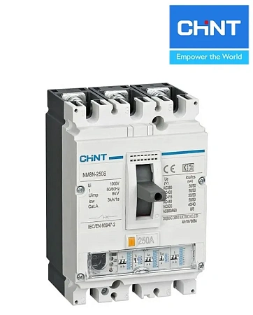 Авт. выкл. NM8N-250C EN 3Р  63А 36кА с электр.расцеп. CHINT