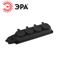 Колодка 4гн каучуковая K-4e-B-IP44