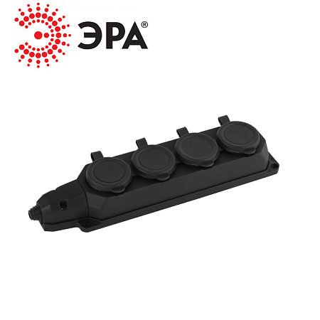 Колодка 4гн каучуковая K-4e-B-IP44