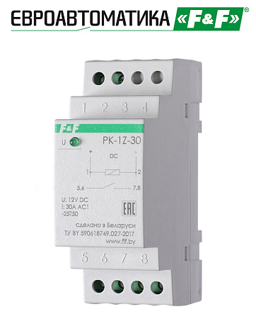 Реле электромагнитное PK-1Z-30-12