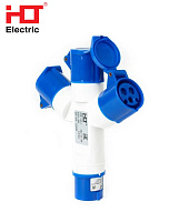 Розетка 1013  2+PE 16А 220В IP44  HLT