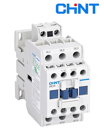 Контактор NC8-25W  25A  (110~250В) (1НО+1НЗ) АС/DC CHINT