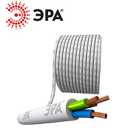  Провод ПВС 3х1.5мм2 100м  (белый) ЭРА