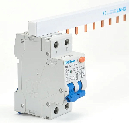 Шина соединительная PIN 2Р 63А CHINT