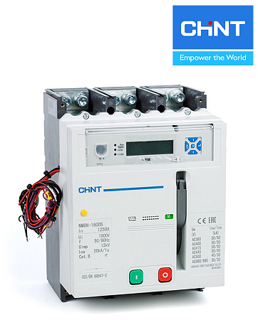 Авт. выкл. NM8N-1600S EM 3Р 1600А 50кА LCD с электр.расцеп. CHINT