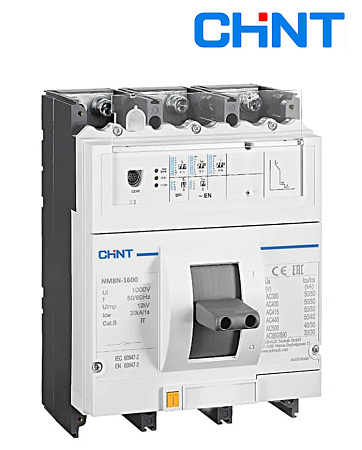 Авт. выключатель NM8N-1600S EN 3Р 1000А 50кА с элект. расцеп. CHINT