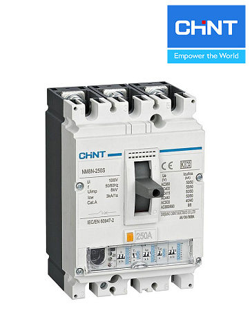 Авт. выкл. NM8N-250S EN 3Р 160А 50кА с электр.расцеп. CHINT