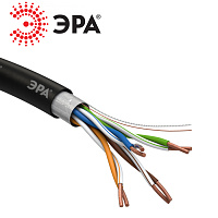 Кабель витая пара F/UTP 4х2х24AWG Cat5e CU PE Outdoor 305 ЭРА