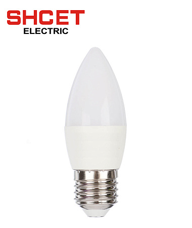 Лампа LED CET-023 7Вт Е27 3000К Свеча SHCET