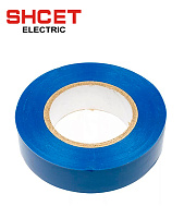 Изолента ПВХ 19х20м синяя SHCET