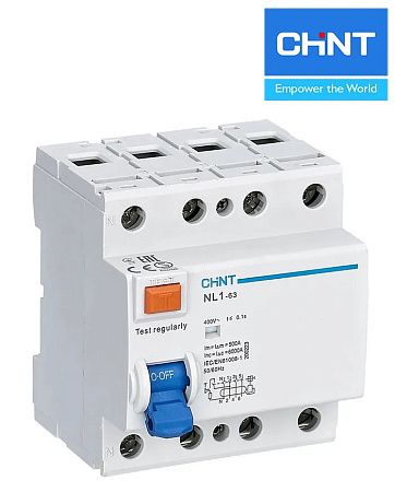 УЗО NL1-63 4P 40A 100mA (6kA) АС 