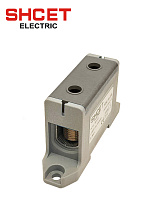 Зажим клеммный КВС 1Р 16-95мм (245А) серая SHCET