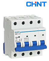 Автоматические выключатели NB1-63H 4P 40A C (10kA) CHINT