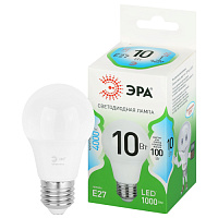 Лампа LED A60-10W-840-E27 ЭРА