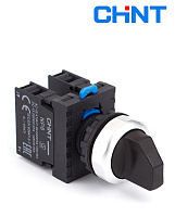 Переключатель NP8-11X/212 черный (2 пол.с фикс.) IP65 CHINT