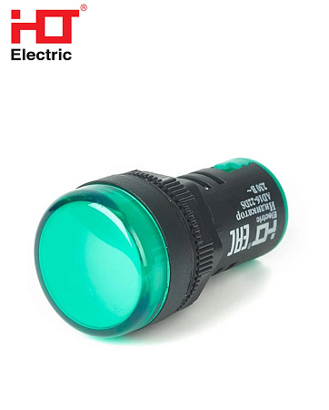 Светосигнальная арматура AD16-22DS 220В зеленая HLT