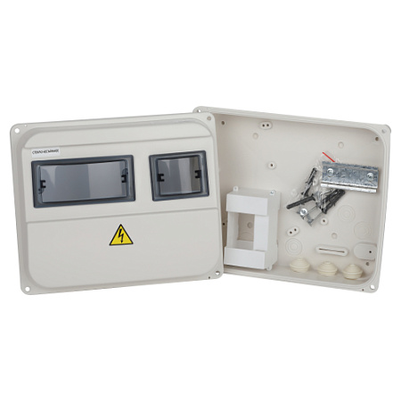 Корпус  ЩУРн-П 1/3  (224х270х110)  IP55 белый пластик ЭРА