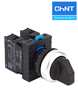 Переключатель NP8-20X/312 черный (3 пол.с фикс.) IP65 CHINT