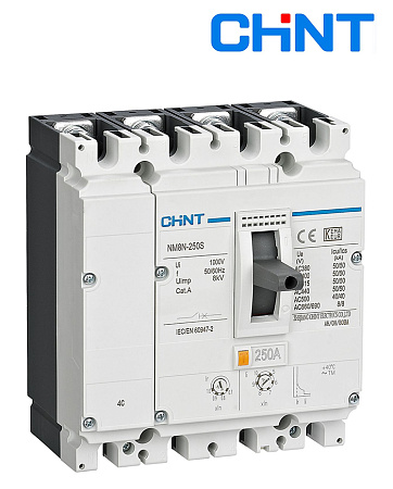 Авт. выключатели NM8N-250C 4Р 250А 36кА CHINT